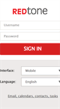 Mobile Screenshot of mail.redtone.com